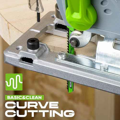 25-Piece Jigsaw Blades Set with Storage Case?CR-V&HSS Steel, Assorted T-Shank Replacement Jig Saw Blades for Cutting Wood, Plastic and Metal