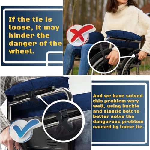 Big Hippo Wheelchair Seat Cushions, Comfortable Wheelchair Cushions for Pressure Relief, Soft Wheelchair Seat Cushions Pain Relief -17 ×17 Inches - Prussian Blue