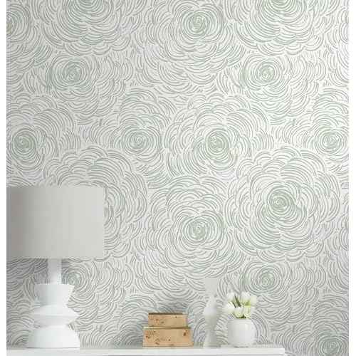 Modern Peel and Stick Wallpaper Green Contact Paper Sage Green Self-Adhesive Wall Paper Removable Decorative Wallpapers for Bedroom Bathroom Cabinets Decor Vinyl 17.3''¡¿78.7''