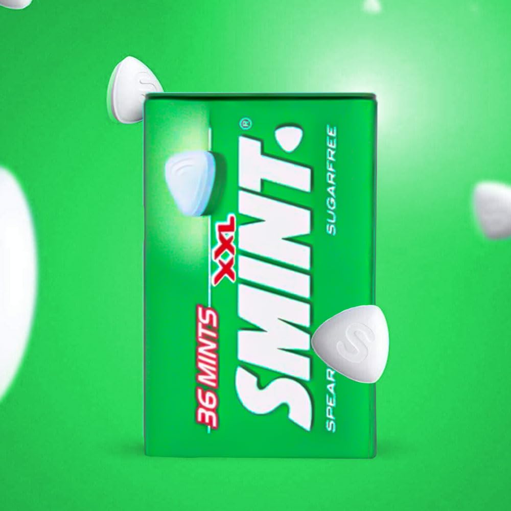 Smint Mix XXL 4 Packs (Strawberry, Spearmint, Peppermint, Sweetmint) Convenient 25g Tins Sold By VR Angel