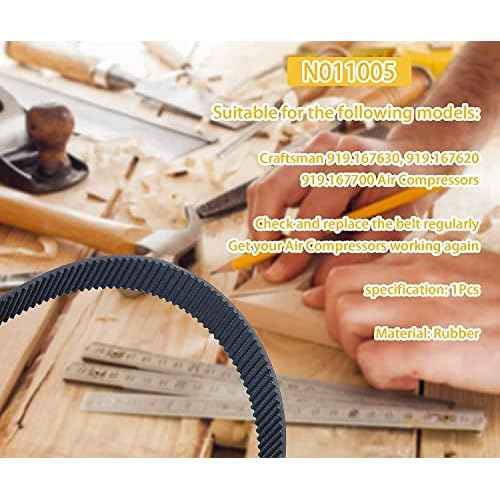 Thaekuns A12210 N011005 Air Compressor Drive Belt for Dewalt