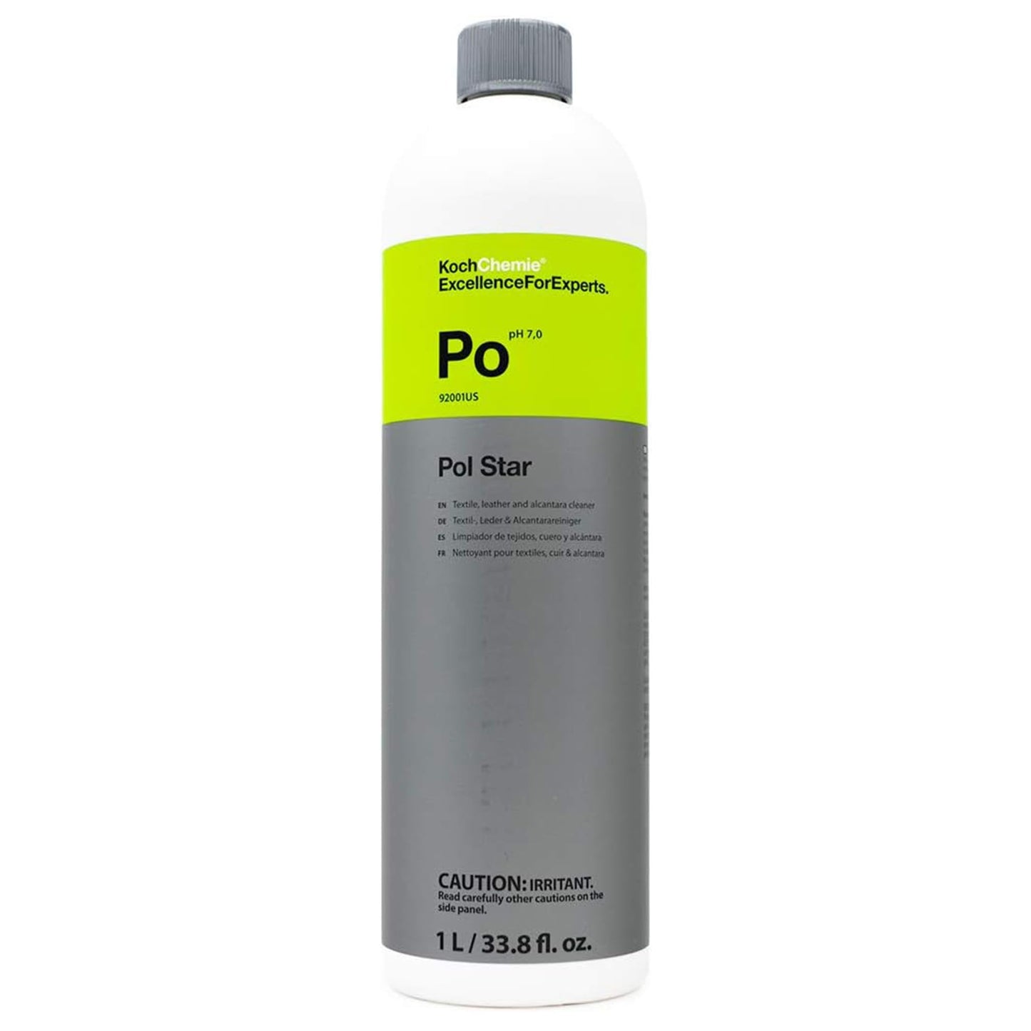 KOCHCHEMIE - Pol Star - Textile, Leather & Suede Cleaner; Natural Cleaner, Protection Formula; No Water Marks (1 Liter)