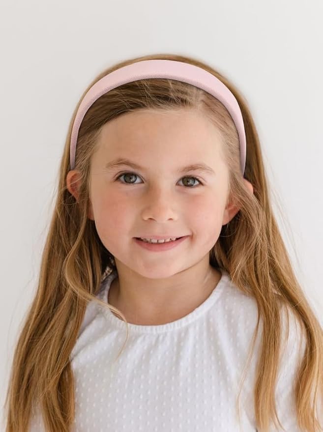 Huachi Headbands for Women Non Slip Trendy Valentine's Day Women's1 inch Wide Cute Headbands for Girls, Pink Head Bands Elastic Hair Bands for Women's Fashion Women Hair Accessories