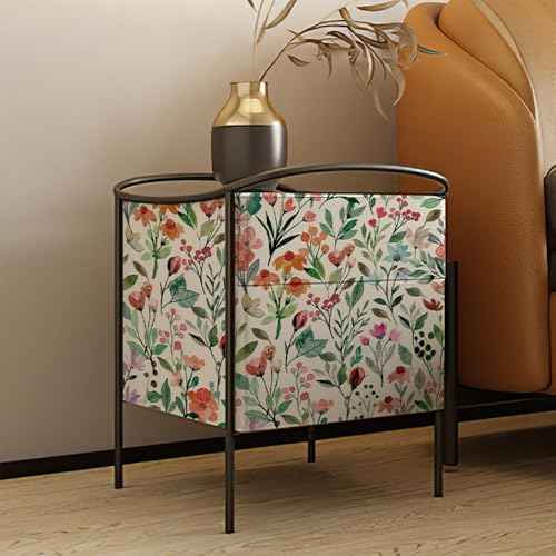 GaliGali Peel & Stick Wallpaper, Watercolor Floral Self-Adhesive, Contact Paper for Bathroom Walls & Cabinets, Vinyl Waterproof, 17.3" x 118", NO.WA05004H-3