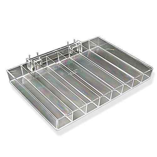Azar Displays 225568 12.25" W x 8" D x 1.25" H 8-Compartment Tray (2 Pack)