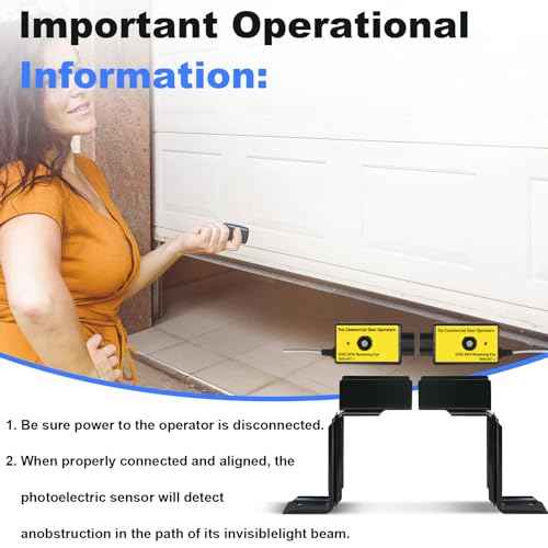 CPS-U Commercial Photo Eyes Compatible with LiftMaster CPS-U Safety Sensors Door Operators,Fit for LiftMaster Models FDC, FDCL, FDO, LGE, Medium Duty Logic, Logic 3, Logic 4, Logic 5.0