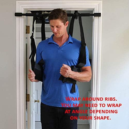 Sit and Decompress Back Stretcher 3 Minutes A Day Low Back Traction Therapy Spinal Decompression Inversion Table Alternative Safe for All Back Conditions (Small Harness No Bar)