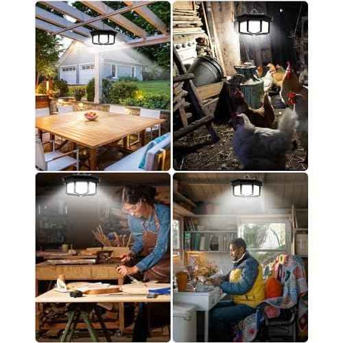 Solar Shed Light Indoor Outdoor 288LED 360¡ÆLighting Solar Lights Work in Daytime with Remote Control, Waterproof Solar Gazebo Lights with Motion Sensor/5 Modes for Home Shed Garage Barn