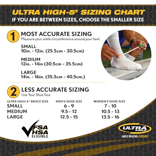 Ankle Brace Designed to Provide Maximum Support and Protection for Individuals Dealing with Chronic Ankle Instability, Arthritis, or Recovering from Moderate to Severe Ankle Injuries. - Large