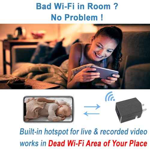 W-C7 2K Indoor Security Camera Wireless Wi-Fi with 64GB SD Card, Night Vision, Motion Detection, Cloud Storage, for Home, Office, Baby, Pet Monitoring & More