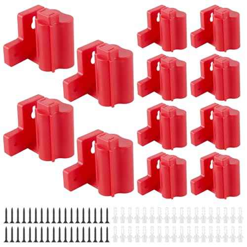 12Pack M12 Tool Holder For Milwaukee Tool Mount Power Tool Hanger Wall Mount Drill Organizer With Screws For Milwaukee M12 12V Tools (No 3D Printed)