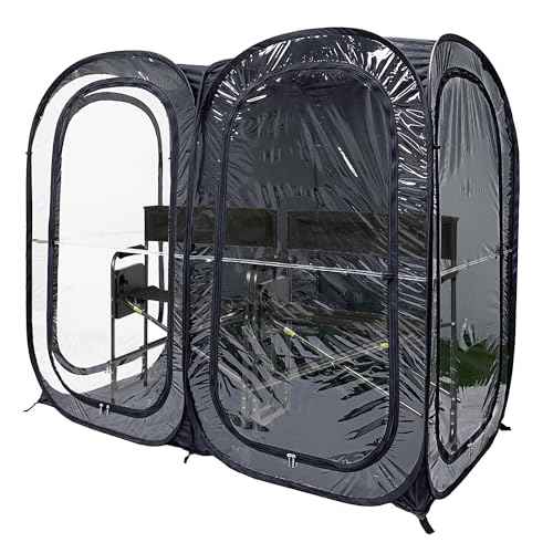 WeatherPod¢ç The Original Shark Tank Side-by-Side¢â 2-4 Person Pop-Up Pod - Stay Warm, Dry, and Out of The Sun - Weather Pod for Sports, Rain, or Wind - Simple to Set Up and Tear Down
