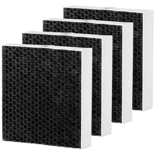 5400 Replacement Filter for BLUEAIR DustMagnet 5410i 5440i Air Purifier 5400 Series ComboFilter, 3-in-1, H13 True HEPA with High efficiency Activated Carbon, 4 Pack