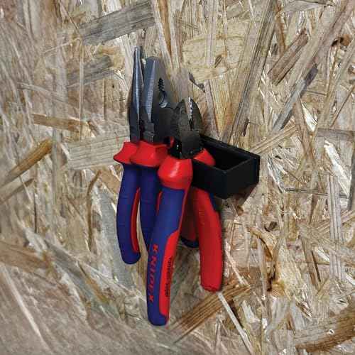 StealthMounts Wall Hive System Open Holder | 6 Pack | Mounts for Tools Storage | Made in The UK