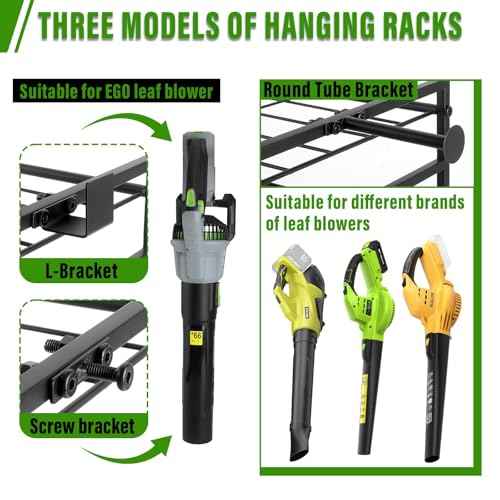 Tool Wall Mount Storage Rack for Ego, Lawn Power Tool Organizer for Ego Hedge Trimmer Ego Battery Charger Ego Edger Lawn Tool , 4-Tier Battery Drill Holder Wall Mount, Power Lawn Tool Organizer