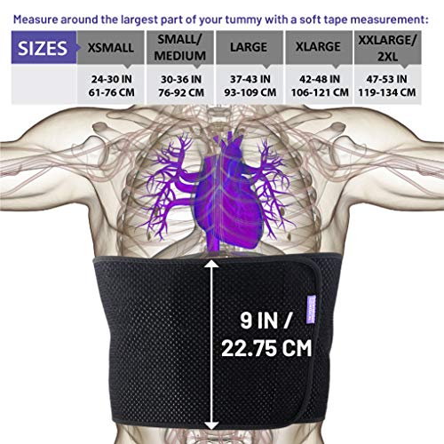 Everyday Medical Abdominal Binder Post Surgery – Healing and Reduce Swelling After C-Section, Abdomen Surgeries, Tummy Tuck, Bladder & Gastric Bypass Belly Girdle