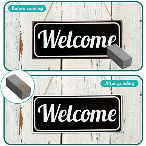 Batiyeer Soft Gummy Stone for Skis, Grinding Rubber Gummy Abrasive Block Stone, Snowboard Ski Equipment for Removing Rust and Burrs, 50 x 20 x 20 Mm, 60 Grit
