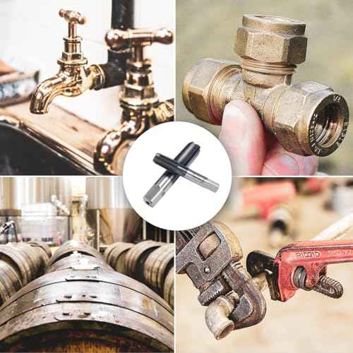 1/8¡±-27 NPT Pipe Tap, High-Speed Steel Thread Tap with AD+ Coating, Heavy-Duty Threading Tool for Stainless Steel, Brass, PVC, Metal