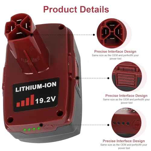 Futurebatt 19.2V 6.0Ah High-Output Battery for Craftsman C3 Battery Lithium-ion XCP DieHard 315.115410 315.11485 130279005 1323903 120235021 11375 11376 for Cordless Power Tools