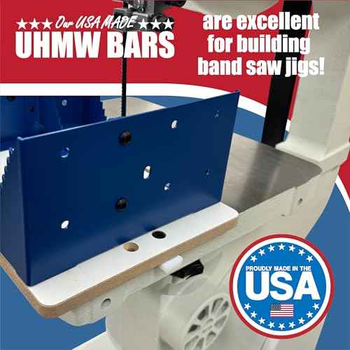 17 UHMW Plastic Strips for Crosscut Sled - Miter Bar w/Predrilled Holes & Screws, 3/4 x 3/8 Miter Slot Runners for Table Saw Sled Kit, Cross Cut Sled - Pack of 4