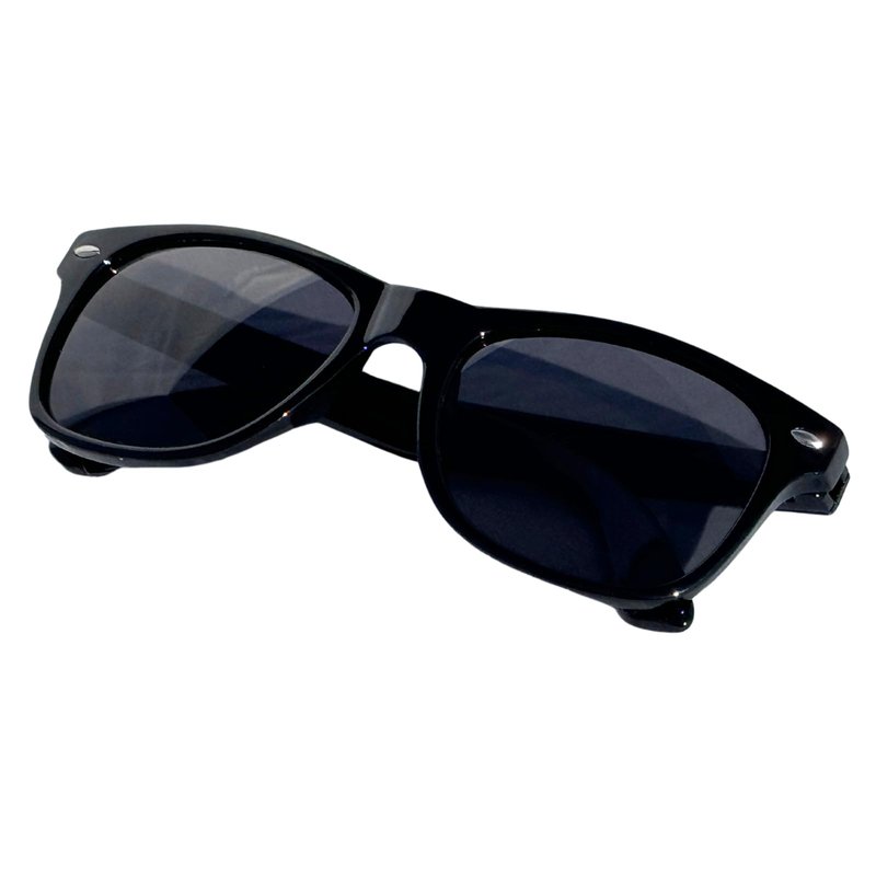Thacher's Nook Kids Sunglasses Black Vintage Shades for Children Boys & Girls with UV400 Protection (Ages 3-10)
