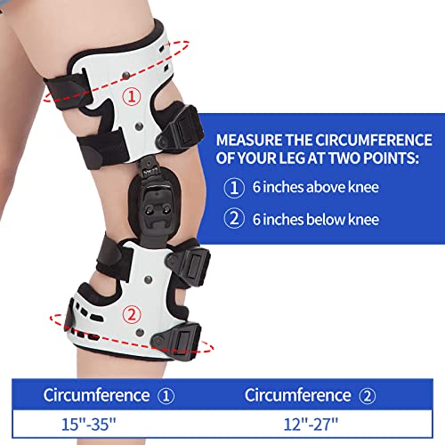 OA Unloader Knee Brace, OA Knee Brace Medial Unloader Knee Support for Osteoarthritis, Arthritis Pain, Avascular Necrosis, Bone on Bone Knee Joint Pain and Degeneration