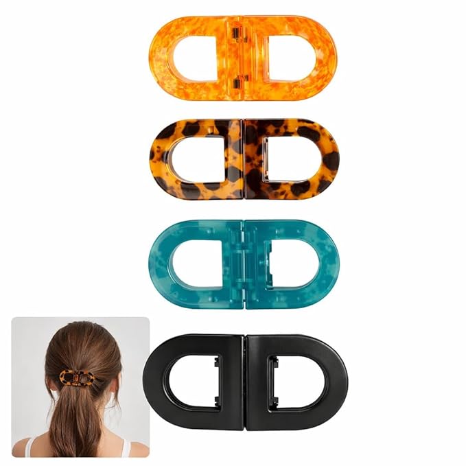 Magnetic Hair Clips - No Crease Magnet Hair Clip for Women, Strong Hold Seamless Magnetic Hair Clip for Sectioning and Styling(1 Set)