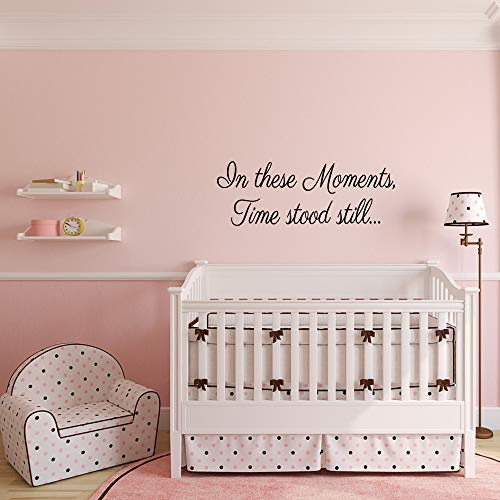 in These Moments Time Stood Still Wall Decal Art Decoration Room D?cor Vinyl Lettering Motto Inspirational Words