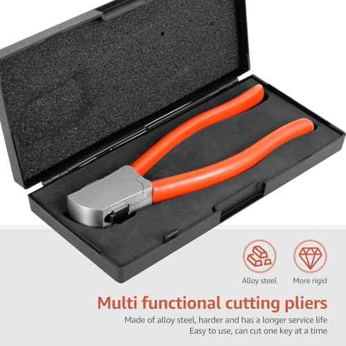 Key Cutter, Professional Stainless Steel Cutting Pliers for Cutting Car Keys, Motorcycle Keys, Door Keys