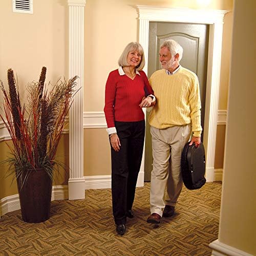 Carex Uplift Premium Seat Assist Plus With Memory Foam - Chair Lift And Sofa Stand Assist - 70% Seat Lift Assistance Up To 350lbs
