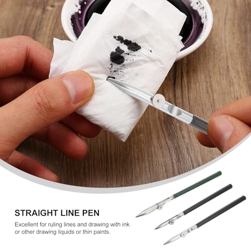 SUPVOX Adjustable Art Ruling Pen 3pcs Art Ruling Pen Drawing Tool for Masking Fluid Fine Lines Draftsmans Tool Mounting and Masking Fluid Marks
