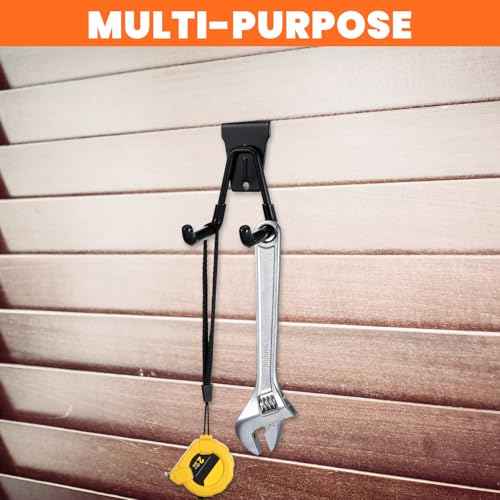 12 Pack Slatwall Hooks Heavy Duty Slatwall Accessories Garage Slatwall Hooks and Hangers Small U Hook