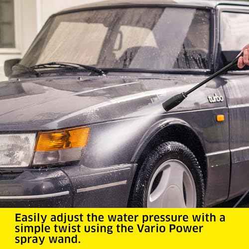 K?rcher Pressure Washer K 1, Max 1.45 GPM, 1700 PSI, Trigger Spray Gun & Vario Power Spray Wand - for Cars, Bikes, Deck, Driveways, Siding, Patios