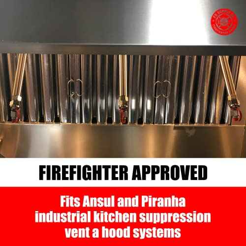 Rubber Blow Off Caps for Ansul R102 and Piranha Industrial Kitchen Suppression Vent A Hood Systems ? Fire Suppression Nozzles ? Grease Caps Kit (20 Caps)