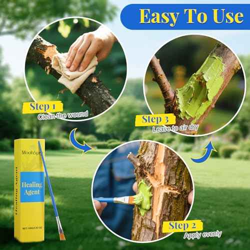 Tree Wound Pruning Sealer, Bonsai Wound Sealer Healing Paste, 100g Plant Cutting Dressing with Brush, Tree Grafting Supplies, Bonsai Cut Paste, Quick Recovery of Plants