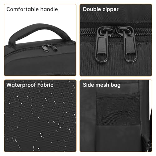 Barber Supplies Bag, Portable Backpack Bags Organizer for Clippers and Supplies, Travel Hairstylist Clipper Case for Barber Tools with USB Port
