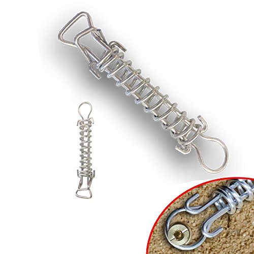 8" Swimming Pool Cover Stainless Steel Spring- 10 Pack for Winter Safety Pool Covers
