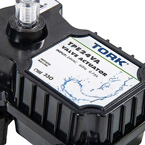 TORK TPE24VA 24-Volt Authentic Valve Actuator Control, Compatible with all 24VAC Control Systems, for Pools, Spa, Solar Equipment, UL Approved for Safety