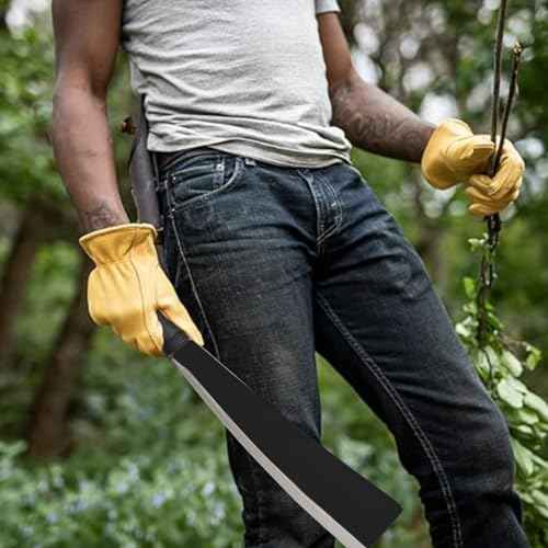 Billhook Sickle Machete for Yard Work - Trimming, Chopping & Weeding Powerhouse, Heavy Duty Machete for Cutting Trees, with Sheath