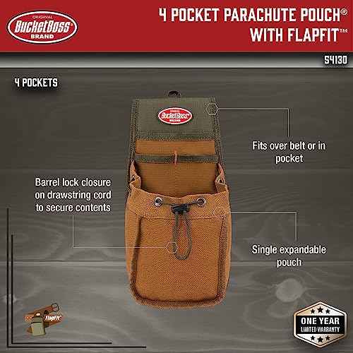 Bucket Boss 4 Pocket Parachute Pouch Flap Fit
