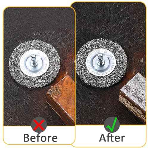 3PC Wire Brush for Drill Set 8 Pack, Wire Wheel for Drill with 1/4 Inch Hex Shank, Drill Wire Brush Set with Carbon Steel Wires for Removing Rust, Paint and Corrosion