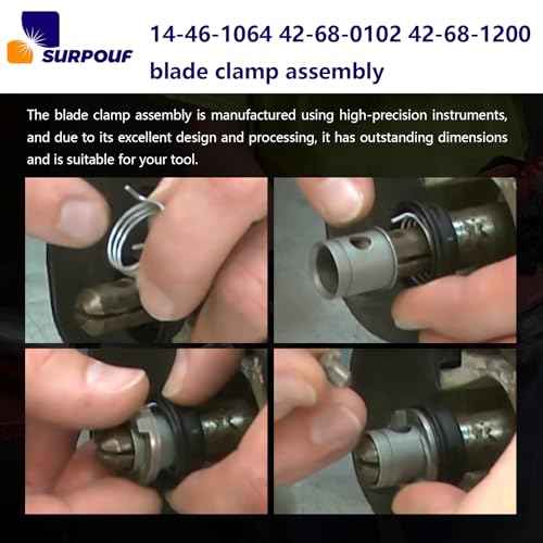 14-46-1064 42-68-0102 42-68-1200 Blade Clamp Assembly Kit Supersedes Compatible with Milwaukee Replace Sawzall Models 2620-20, 2620-21, 2621-20, 2621-21, 2720-20, 2720-21, 2720-22