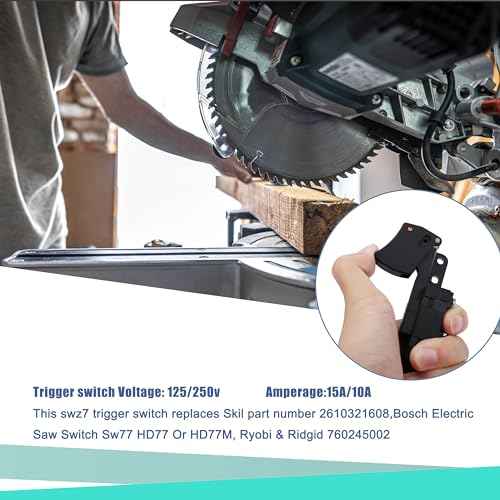 Trigger Type Skil Saw Switch Sw77 for Hd77 Or Hd77m