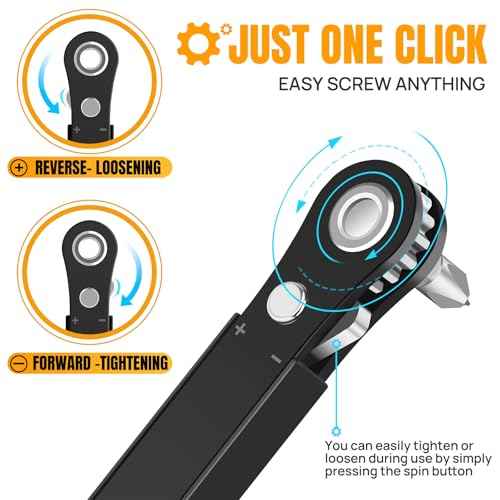 12-IN-1 Ratcheting Screwdriver Set - Mini Right Angle Offset Screwdriver with 10 Essential Bits and Magnetic Adapter - Perfect for Tight Spaces and DIY Projects