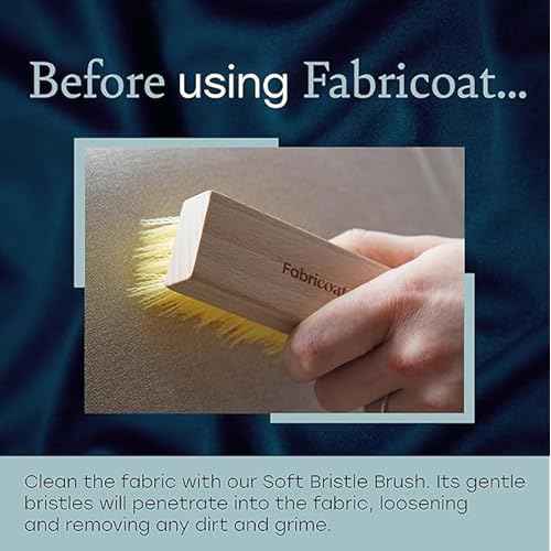 Fabricoat Soft Bristle Brush ? Cleaning Brush ? Hand Brush ? Deep Cleans and Easily Lifts Dirt from Fabric and Upholstery