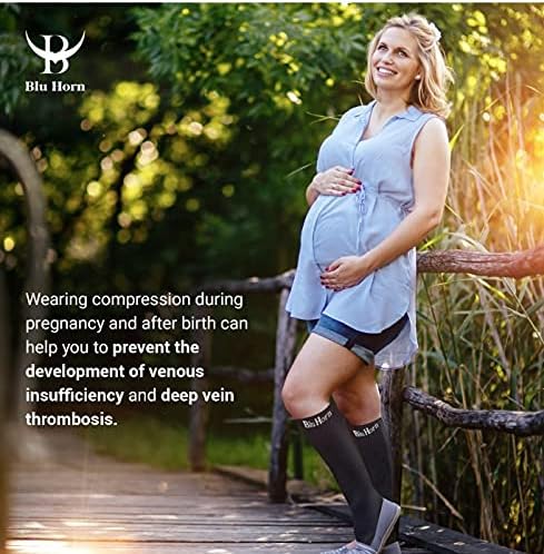 Compression Sock 20-30 mmHg for Women & Men for Wide Calf Travel, Running, Cycling Athletic, ETC Color – Black, Size - XL