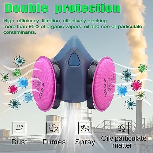 6PCS(3Pack) 2097 Particulate Filter Installed on Filter Retainer Replacement for 6000 6200 6800 7000 FF-4