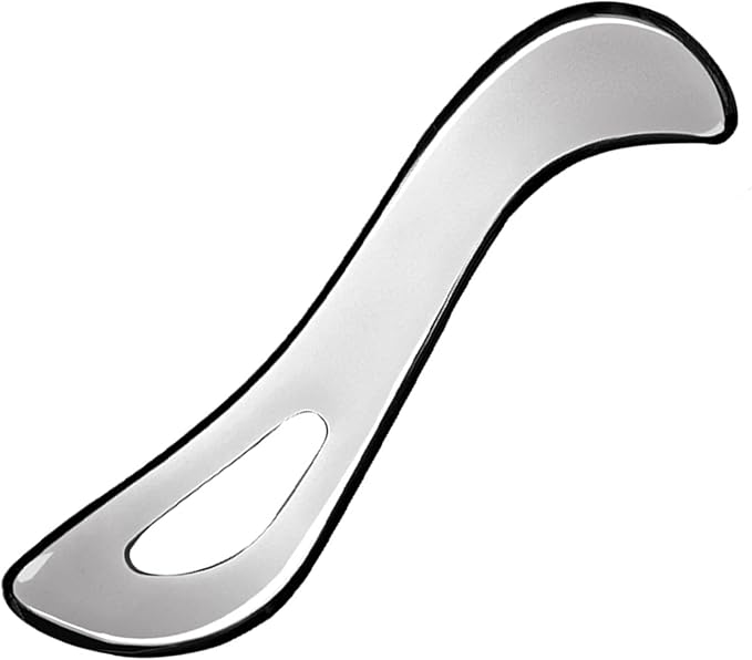 Stainless Steel Gua sha Scraping Massage Tool,IASTM Tool,Physical Therapy for Soft Tissue,Used for Back,Neck, Legs, Arms, Shoulder(S2)
