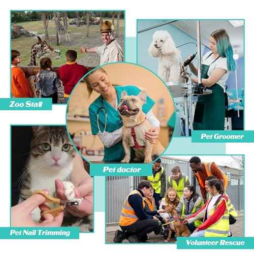 Animal Handling Glove Anti Scratch Protective Gloves Bite Resistant Gloves for Dogs Cat Bird Snake Lizard Wild Animals