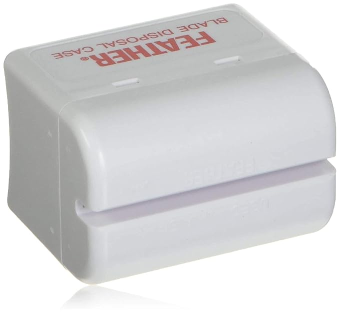 Feather Razor Blade Disposal Case for Barbers 3 Pk